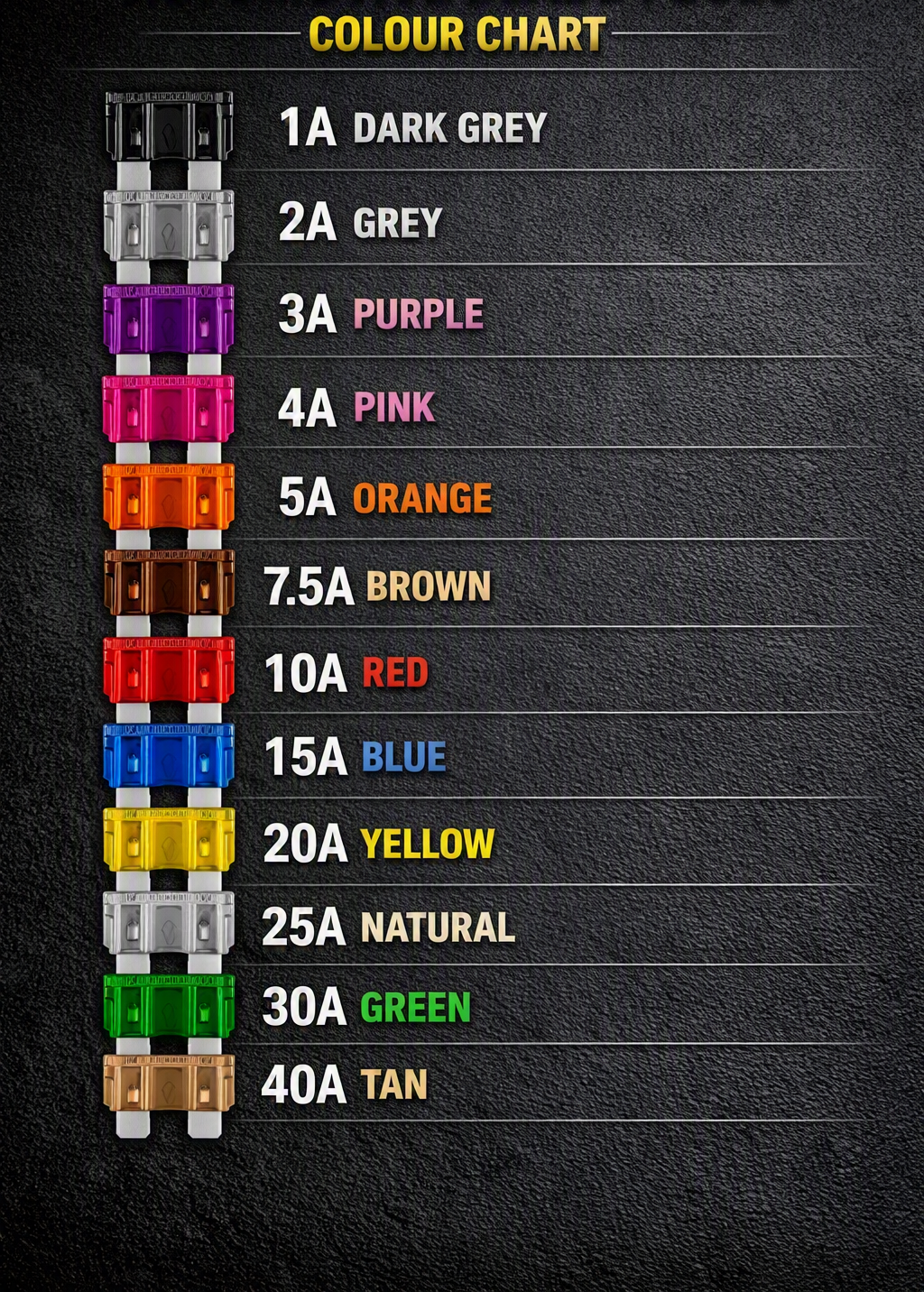 Standard Fuses x25